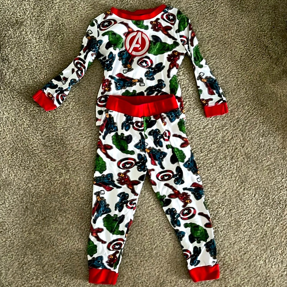 Avengers long sleeved pjs